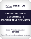 Begehrteste Produkte und Services